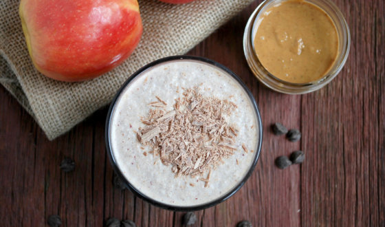 Chocolate Peanut Butter Apple Recovery Smoothie